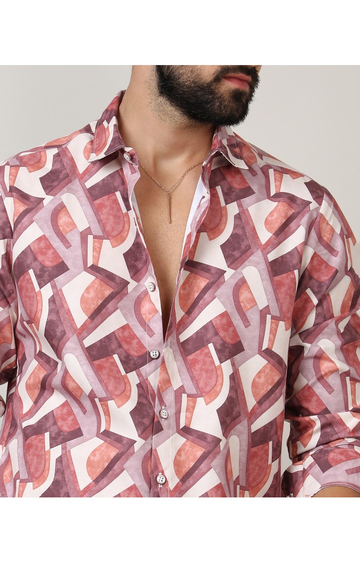 Men's Multicolor Printed Casual Shirts