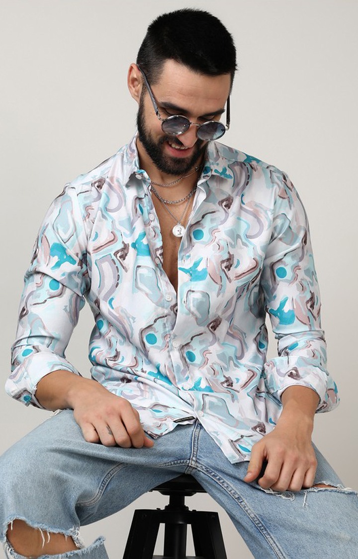Men's Multicolor Printed Casual Shirts