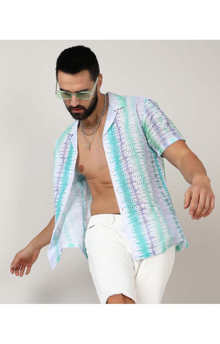 Men's Multicolor Printed Casual Shirts