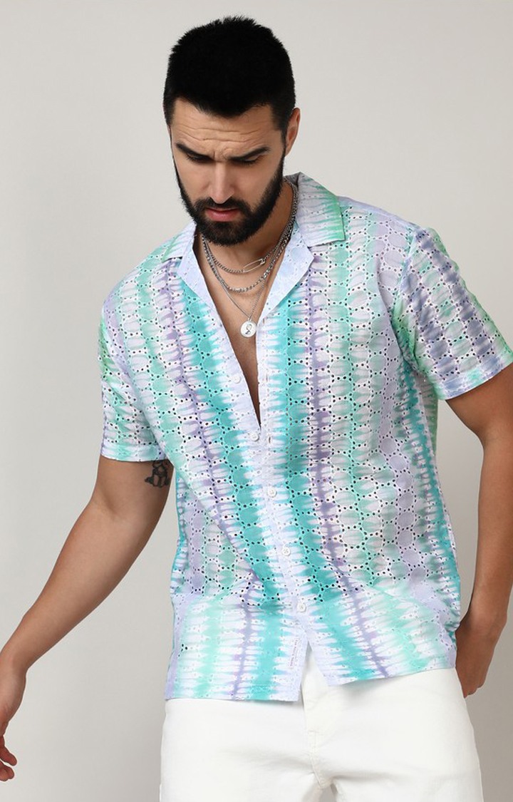 Men's Multicolor Printed Casual Shirts