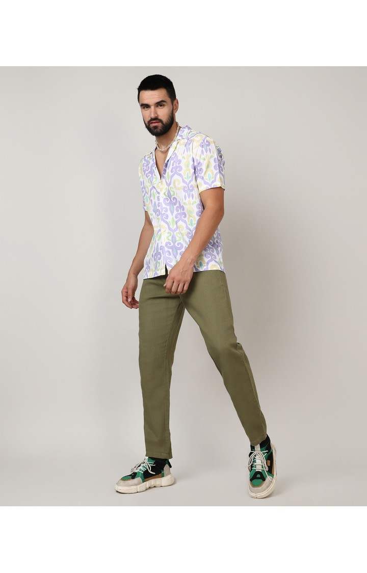 Men's Multicolor Printed Casual Shirts