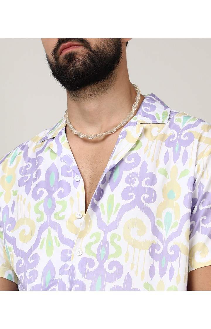 Men's Multicolor Printed Casual Shirts