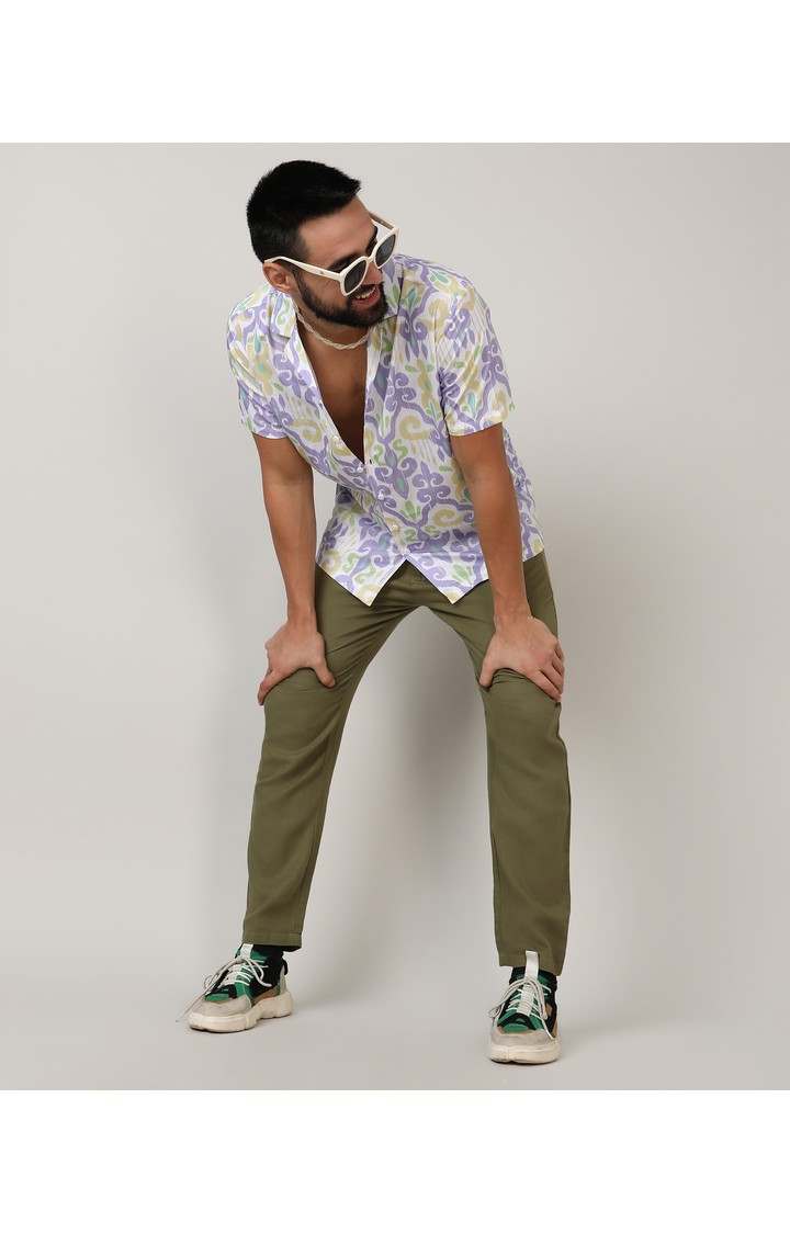 Men's Multicolor Printed Casual Shirts