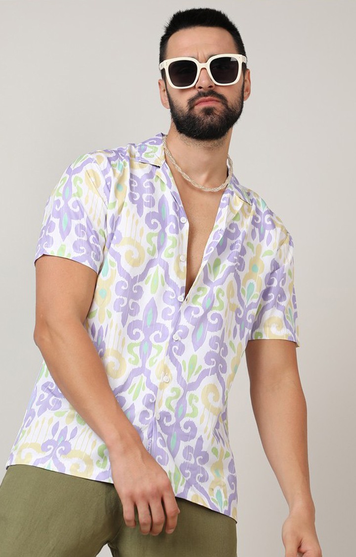 Men's Multicolor Printed Casual Shirts