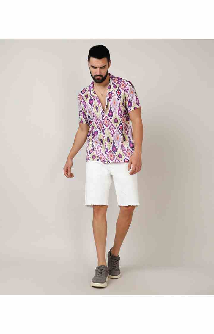 Men's Multicolor Printed Casual Shirts