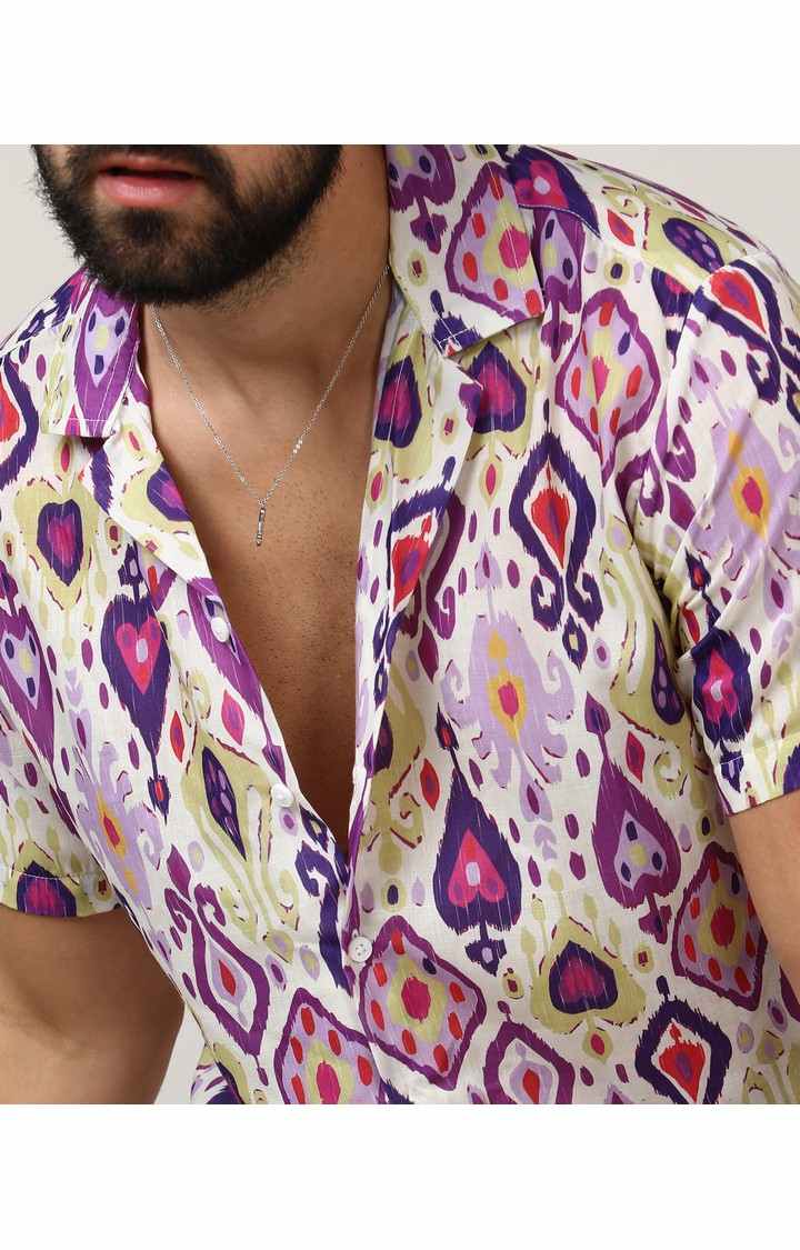 Men's Multicolor Printed Casual Shirts