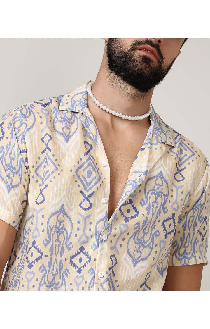 Men's Multicolor Printed Casual Shirts