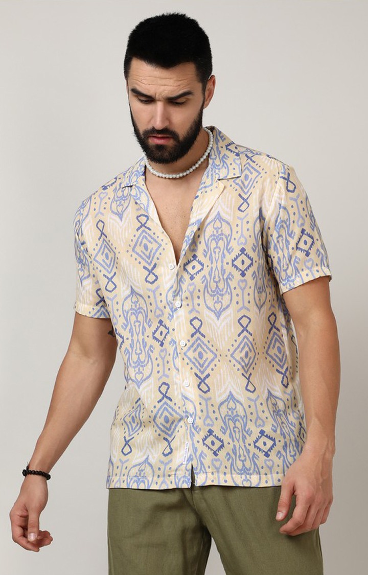 Men's Multicolor Printed Casual Shirts