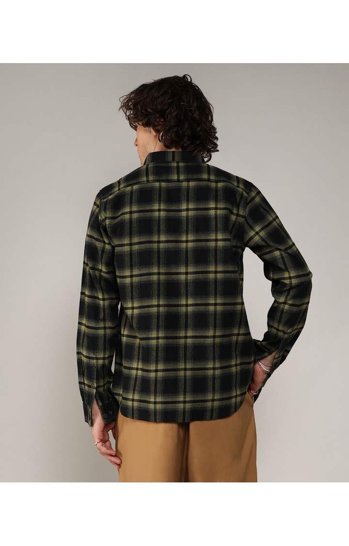 Men's Multicolor Checked Casual Shirts