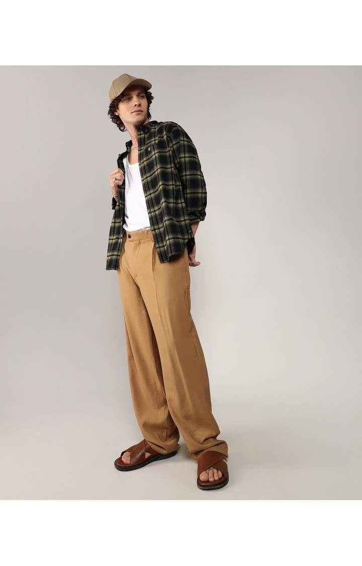 Men's Multicolor Checked Casual Shirts