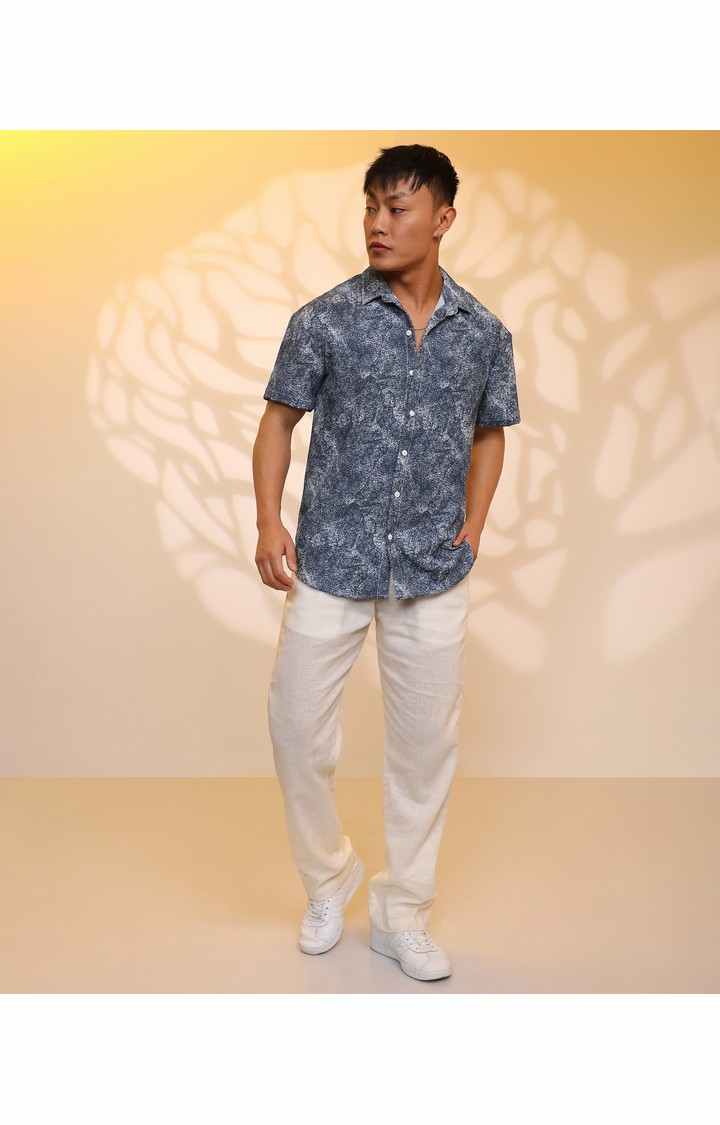 Men's Multicolor Colourblock Casual Shirts