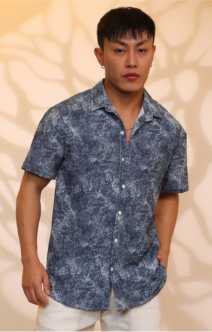 Men's Multicolor Colourblock Casual Shirts