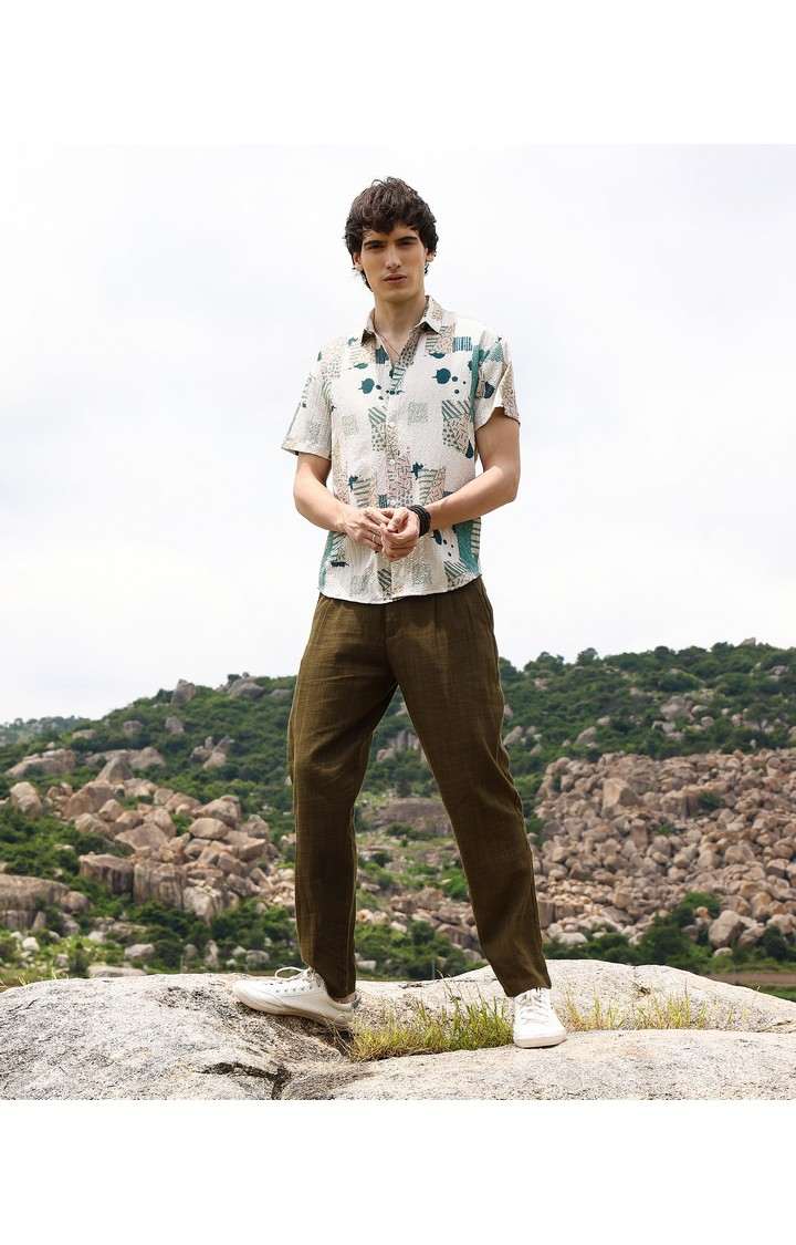 Men's Multicolor Printed Casual Shirts