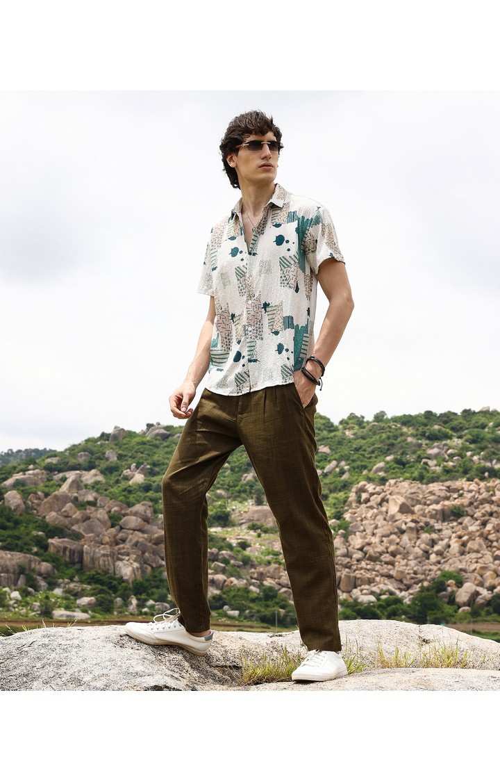 Men's Multicolor Printed Casual Shirts