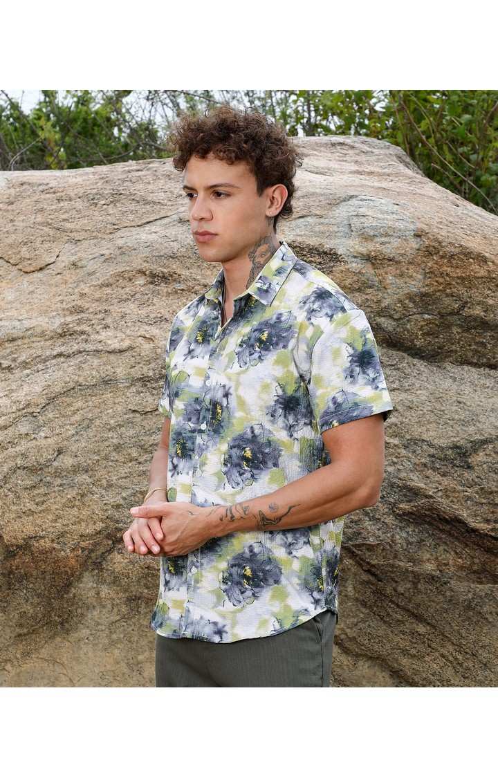 Men's Multicolor Printed Casual Shirts
