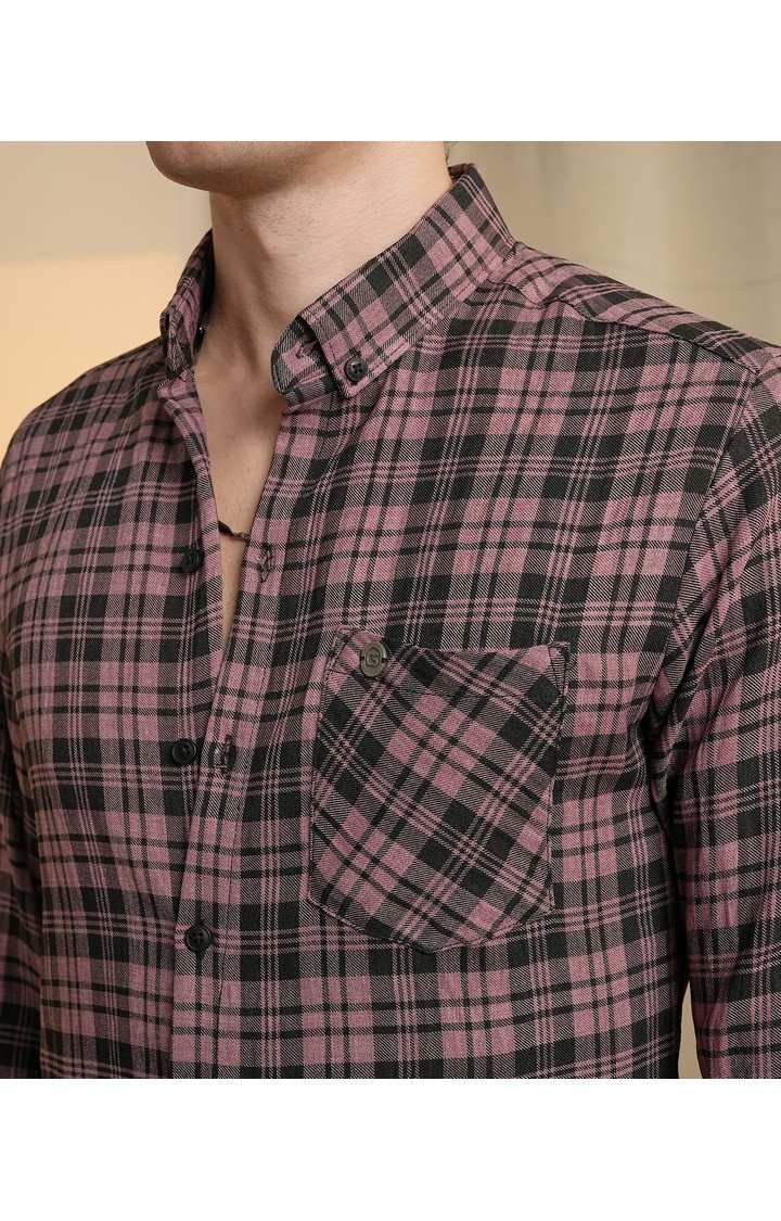 Men's Multicolor Checked Casual Shirts