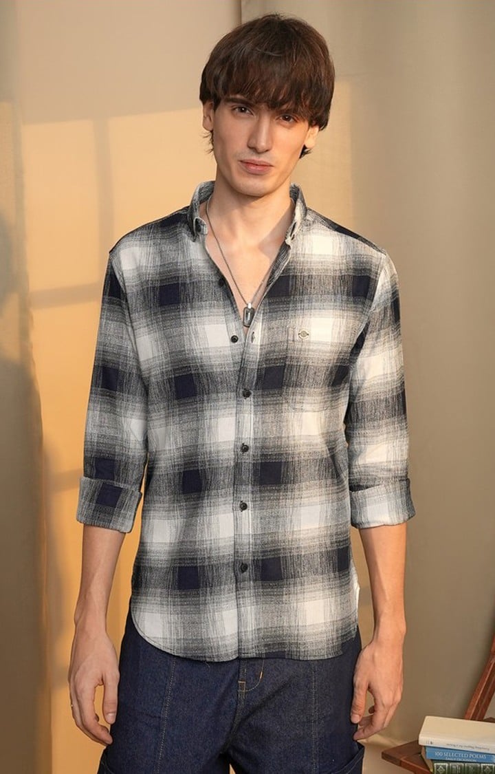 Men's Multicolor Checked Casual Shirts
