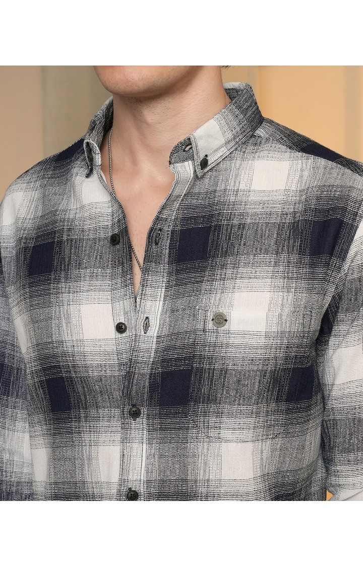 Men's Multicolor Checked Casual Shirts