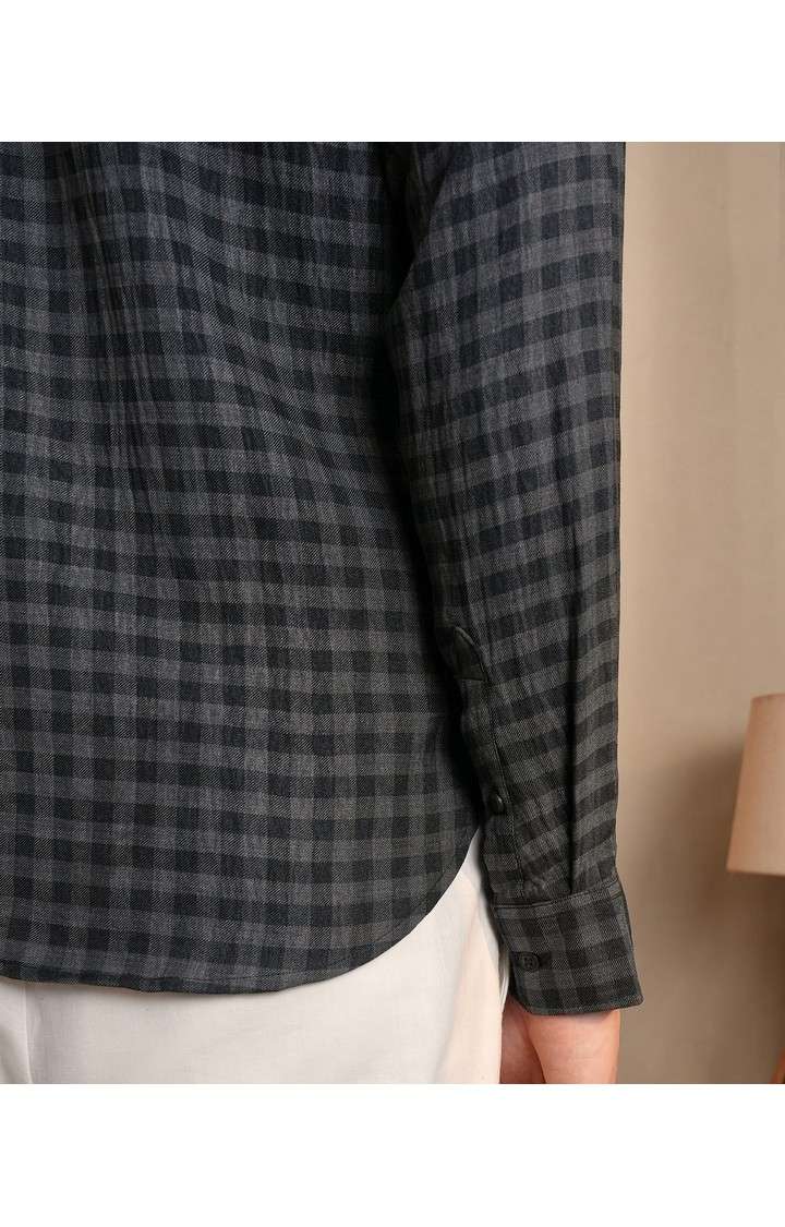 Men's Multicolor Checked Casual Shirts