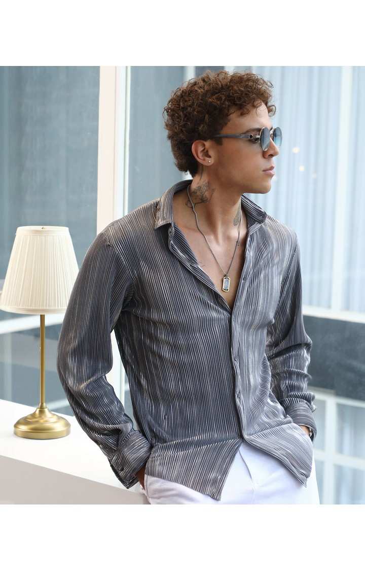 Men's Multicolor Striped Casual Shirts