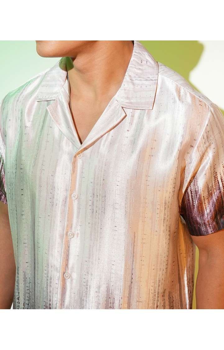 Men's Multicolor Printed Casual Shirts