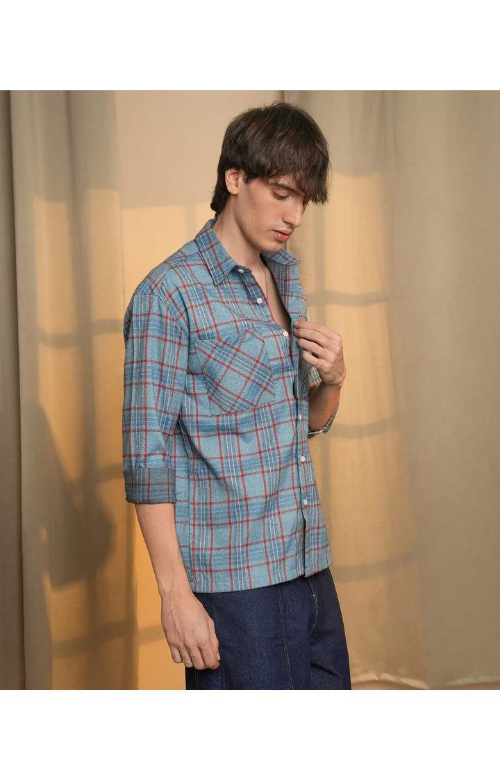 Men's Multicolor Checked Casual Shirts