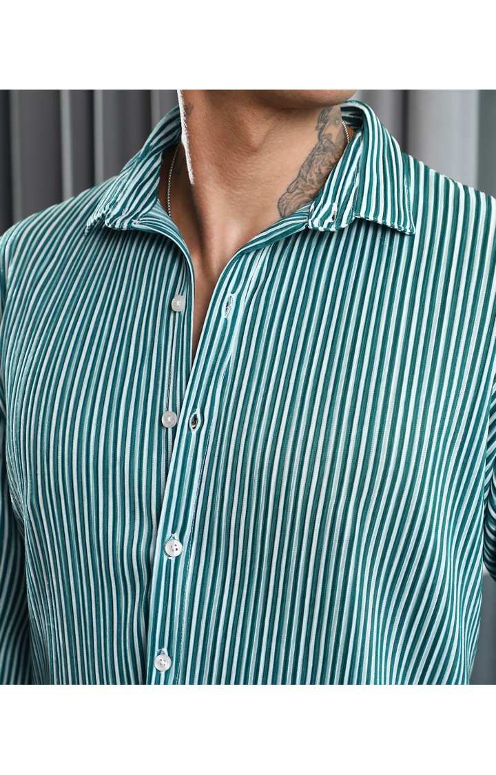 Men's Multicolor Striped Casual Shirts