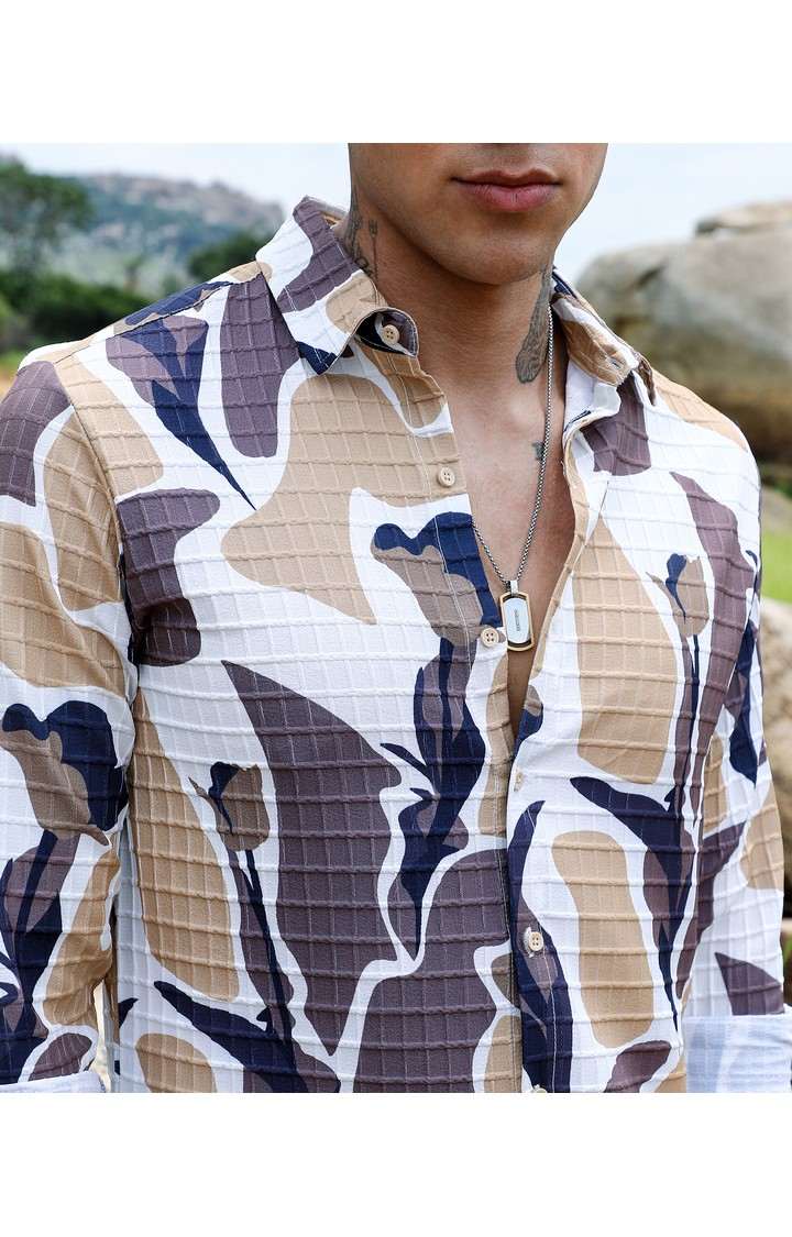 Men's Multicolor Printed Casual Shirts