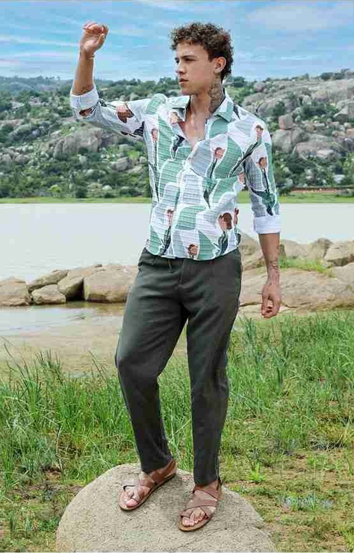 Men's Multicolor Printed Casual Shirts