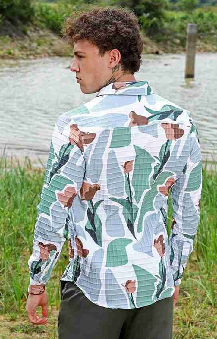 Men's Multicolor Printed Casual Shirts