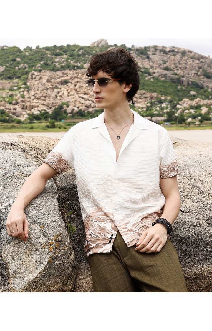 Men's Multicolor Printed Casual Shirts