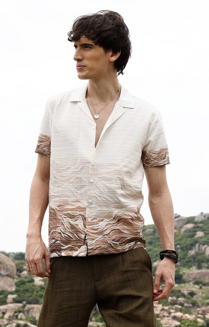 Men's Multicolor Printed Casual Shirts