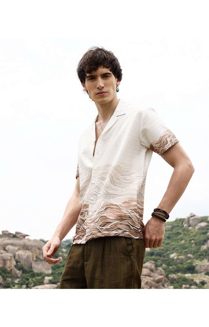 Men's Multicolor Printed Casual Shirts