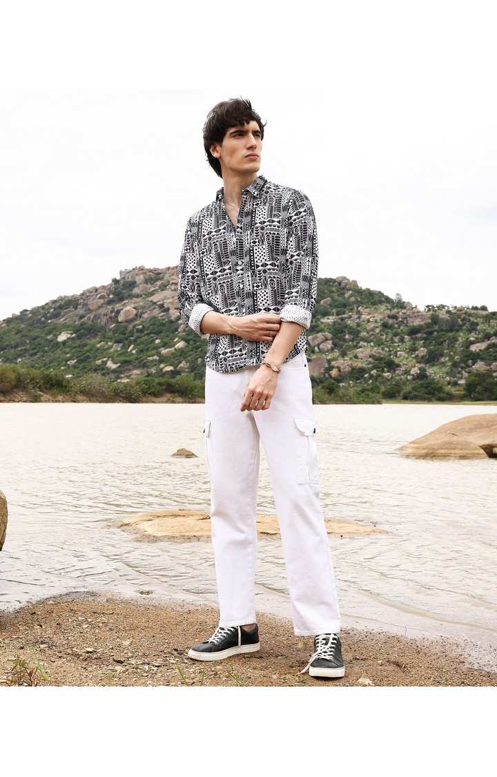 Men's Multicolor Printed Casual Shirts