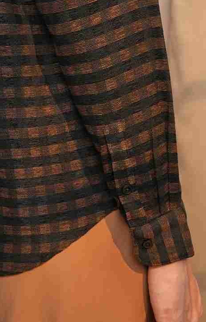 Men's Multicolor Checked Casual Shirts