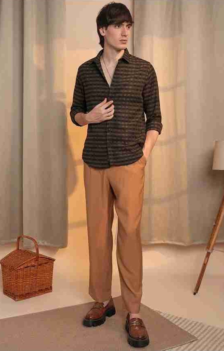 Men's Multicolor Checked Casual Shirts
