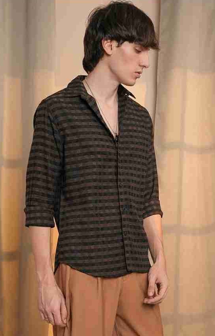 Men's Multicolor Checked Casual Shirts