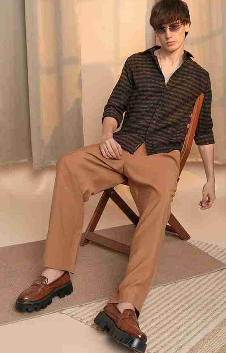 Men's Multicolor Checked Casual Shirts