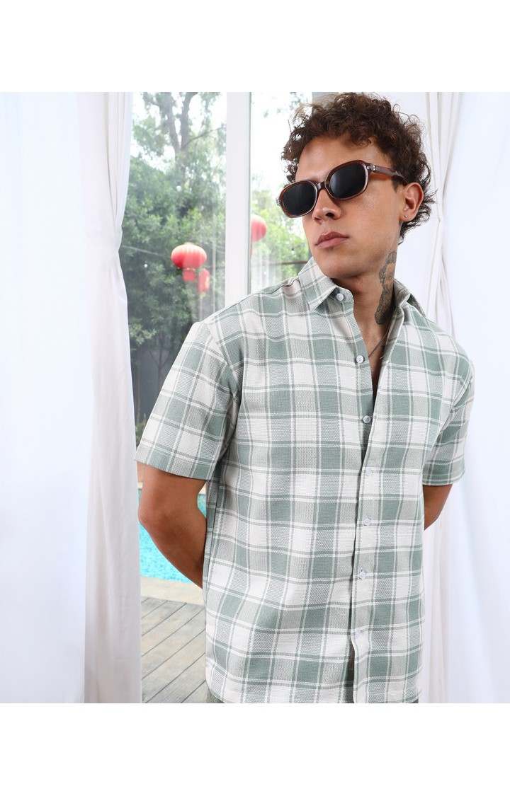 Men's Multicolor Checked Casual Shirts