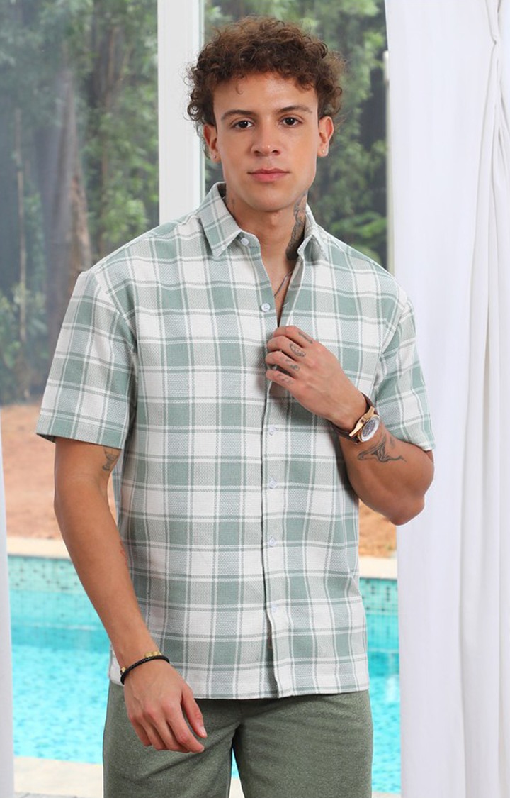 Men's Multicolor Checked Casual Shirts