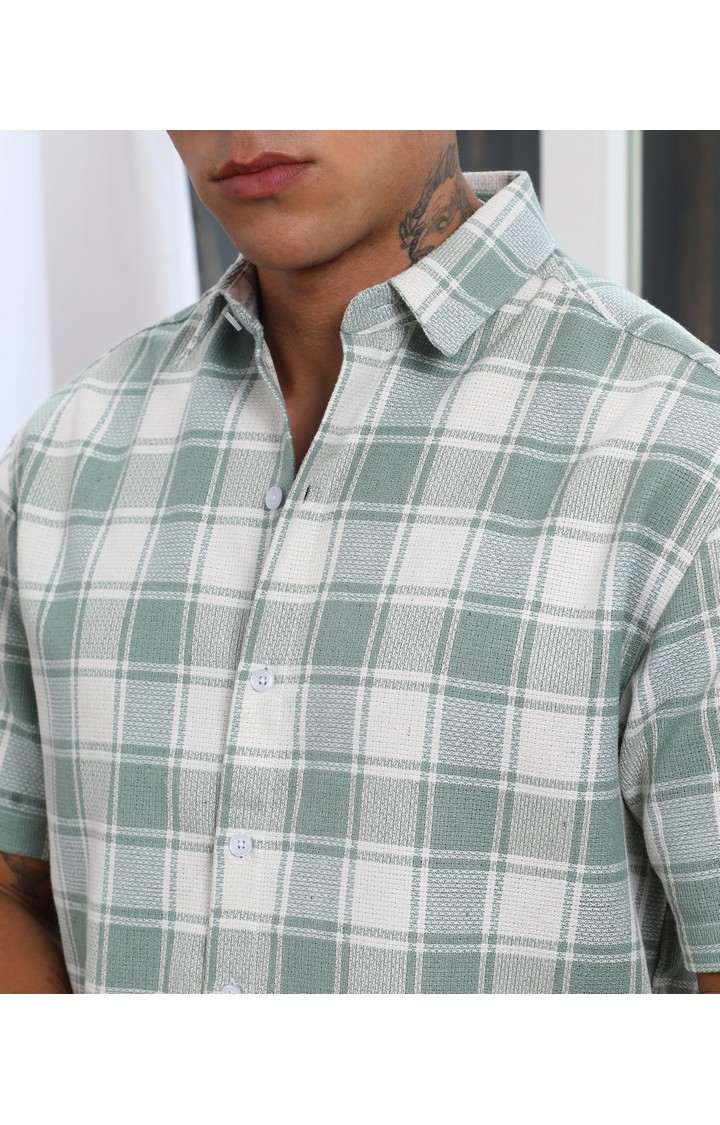 Men's Multicolor Checked Casual Shirts