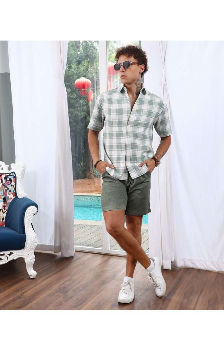 Men's Multicolor Checked Casual Shirts