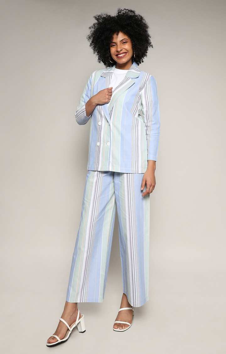 Women's Multi Striped Co-ords