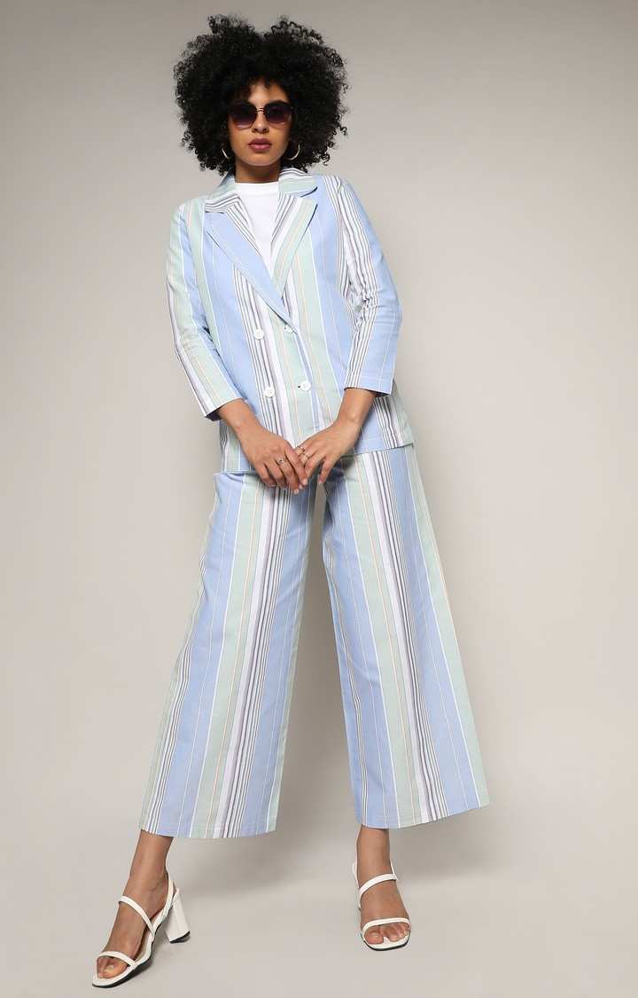 Women's Multi Striped Co-ords