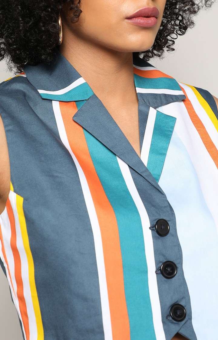Women's Multi Striped Co-ords