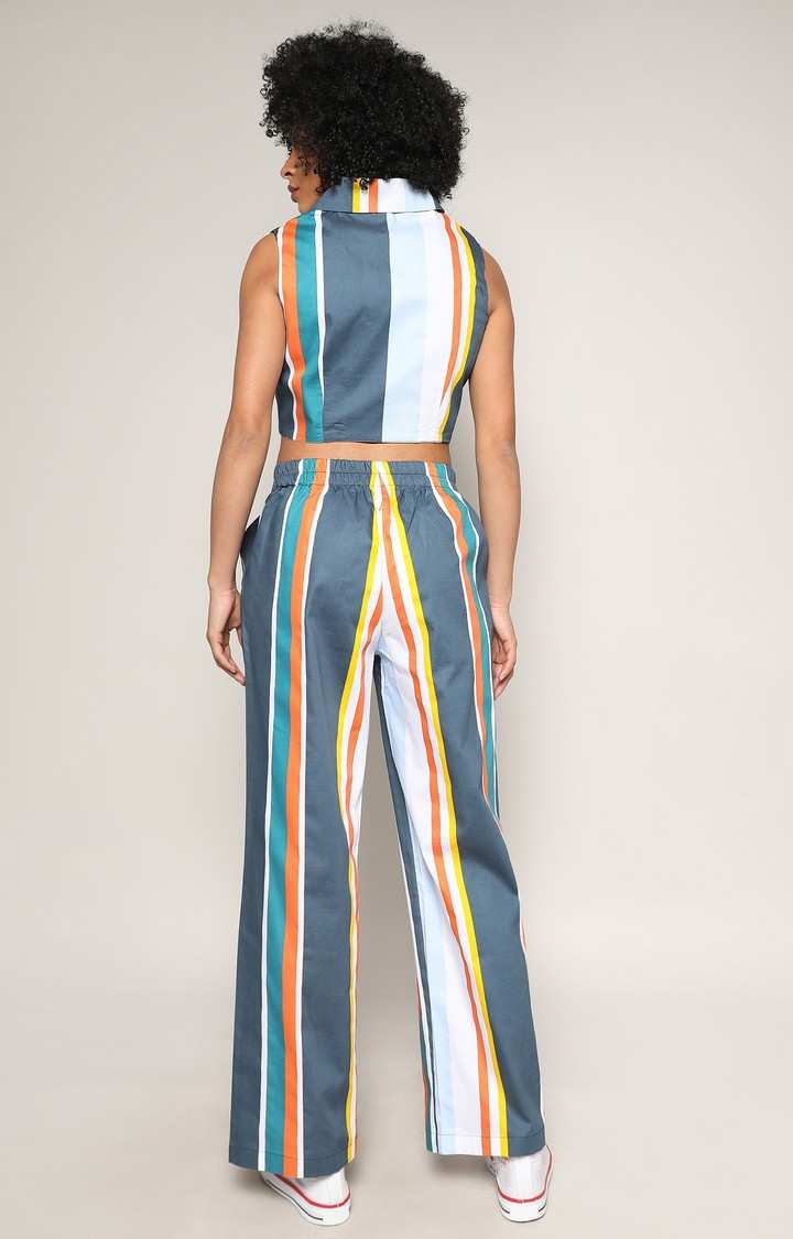 Women's Multi Striped Co-ords