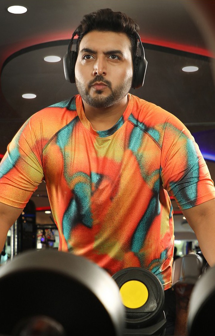 Men's Multicolor Printed T-Shirts