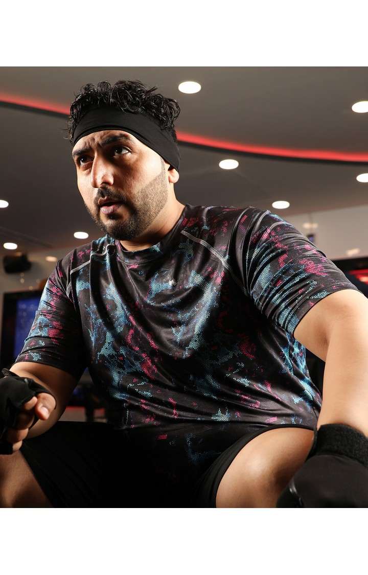 Men's Multicolor Printed T-Shirts