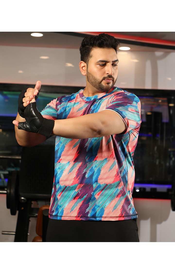 Men's Multicolor Printed T-Shirts
