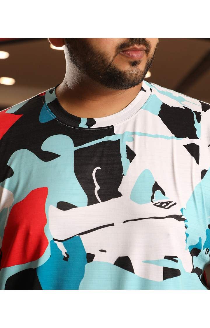 Men's Multicolor Printed T-Shirts